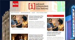 Desktop Screenshot of blog.ashlandfilm.org